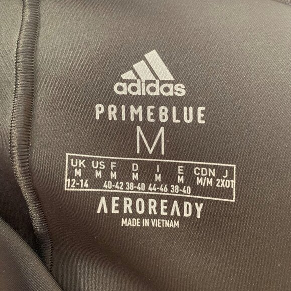 2️⃣ for $20 adidas 7/8 length PRIMEBLUE leggings with laser cut-outs BLACK MED - Picture 10 of 13
